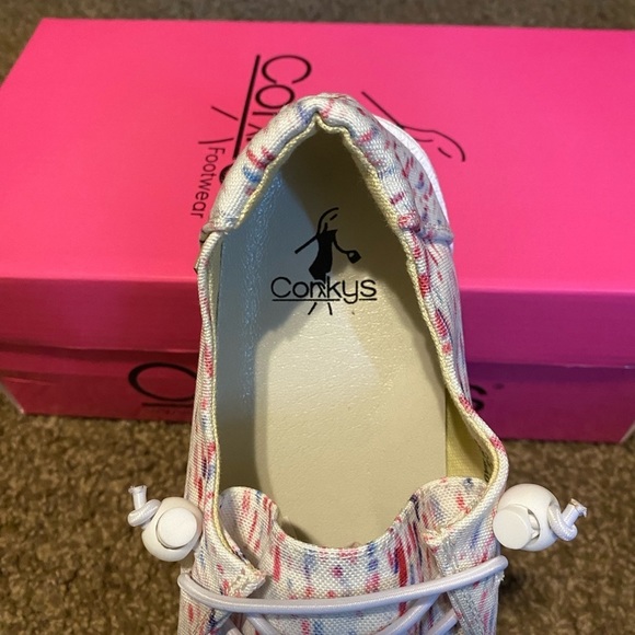 Corkys Pink Multi Kayak Slip On Sneaker Size 9 - Picture 4 of 7